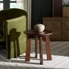 Zoro Round Stool - STL3700 - Brown - Safavieh - 2 of 4