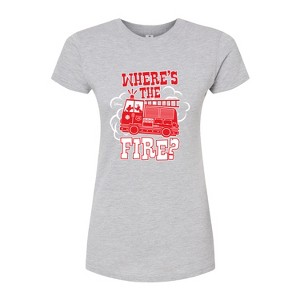 Women's - Disney - Wheres The Fire Fitted Graphic T-Shirt - 1 of 2