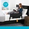 Stander 30 inch Safety Bed Rail and Padded Pouch, Adult Swing-down Guard Rail, Black - 2 of 4