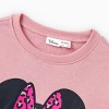 PATPAT Disney Mickey and Friends Mommy And Me 1pc Cotton Minnie Mouse Bowknot Long-sleeve Sweatshirt/Jumpsuit - 4 of 4