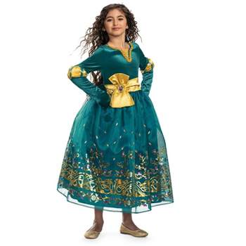 Brave Women's Disney Merida Fancy Dress Costume Large Teal : :  Toys & Games