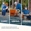 Reclining Stadium Seat for Bleachers with Back Support, Armrests, Cup Holder, Large Pockets, and Waterproof - 2 of 4