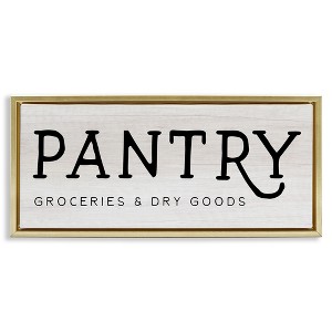 Stupell Industries Rustic Pantry Groceries Sign, 25" x 11" - 1 of 4