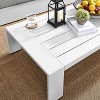 Modway Tahoe Patio Aluminum Coffee Table with White Finish EEI-5677-WHI - 4 of 4