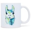Elanze Designs Llamas are my Spirit Animal 11 Ounce White Ceramic Coffee Mug - 2 of 2