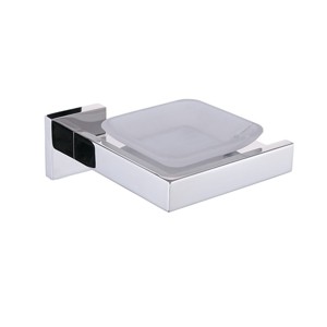 Slickblue Bathroom Soap Dish, Stainless Steel Wall Mount with Drain Design, Silver Finish, 5.8 Inch - 1 of 4