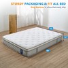 Aghana Digitals Hybrid Mattress with Pocket Coils & Cooling Tech, Medium Firm Euro Top for Motion - 4 of 4