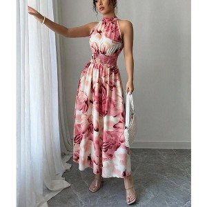 maxi dress sexy Illianna Open Back Satin • Shop American Threads Online Red / M Lounge outfits for women st-purple-dress White Maxi Dresses | Size CN/US:M / 4~6