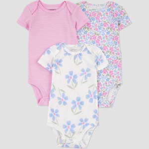 Carter's Just One You® Baby Girls' 3pk Bodysuit - 1 of 4