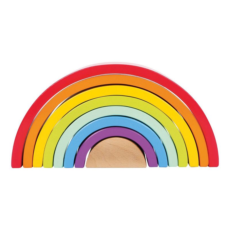 Small Foot Large Wooden Rainbow Building Blocks, 3 of 7