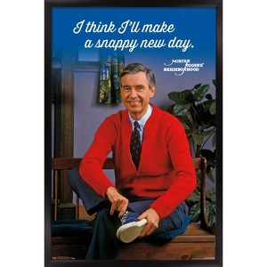 Trends International Mister Rogers - New Day Framed Wall Poster Prints - 1 of 4