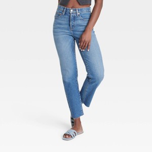 Women's Mid-Rise 80's Slim Fit Jeans - Universal Thread™ - 1 of 4