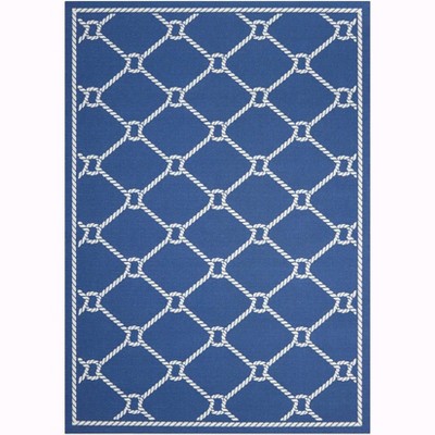 Waverly NauticalNavy Indoor/Outdoor Area Rug by Nourison