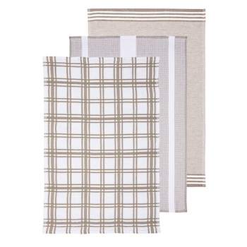 Hastings Home 16-Piece Striped Kitchen Dish Cloth Set