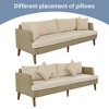 Whisen 6-Pieces All Weather PE Wicker Sofa Set, Outdoor Rattan sofa With Double Cushions - 2 of 4