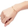 Zodaca 2 Piece Aries Zodiac Necklace and Bracelet Jewelry Set for Women, Gold - 3 of 4