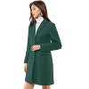 INSPIRE CHIC Women's Notched Lapel Single Breasted Outwear Fall coat - 4 of 4