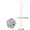 EVERLY JEWELRY | Sterling Silver 0.06 CT Diamond TW Fashion Post Earrings - 2 of 4
