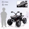 Ride On ATV Car, 2 Seater Electric Four-Wheeled ATV, Electric Car for Kids with Powerful Motor Off-Road Vehicle Kids ATV for Boys Girls - 4 of 4