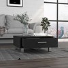 23.6" Coffee Table with One Drawer and Four Metal Legs, Ideal for Living Room or Family Room - 2 of 4