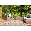 Courtyard Brookstone CY7938 UV & Stain Resistant Non-Shedding Power Loomed Indoor/Outdoor Rugs - Safavieh - 3 of 4