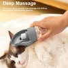 BABYYER Pet Shedding Brush, Pet Bath Brush with Soap Dispenser, Pet Grooming Comb with Ergonomic Handle for Cats and Dogs Remove Loose Hair - 2 of 4