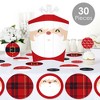Big Dot of Happiness Jolly Santa Claus - Christmas Party Decor and Confetti - Terrific Table Centerpiece Kit - Set of 30 - 2 of 4