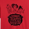 Women's - Hocus Pocus - Trouble is Brewing Cropped Graphic T-Shirt - 2 of 4