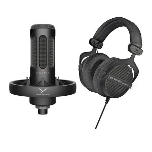 Beyerdynamic DT 990 PRO Headphones (Black, Limited Edition) w/ Microphone Bundle - 1 of 4
