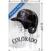 Trends International MLB Colorado Rockies - Drip Helmet 22 Unframed Wall Poster Prints - 3 of 4