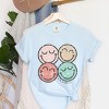 Simply Sage Market S.W.Smiley Smiley Face Grunge Garment Dyed Tee - 3 of 4