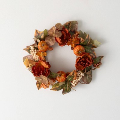 Sullivans Floral Berry Pumpkin Ring