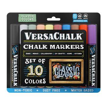 Versachalk Metallic Liquid Chalk Markers 5mm Bold Tip
