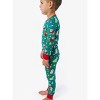 RuffleButts SoftSnooze Toddler Gender Inclusive Holiday Long Sleeve Pajama Set - 4 of 4