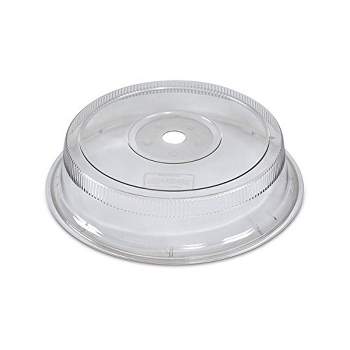 Microwave Glass Plate Cover Lid - Vented and Collapsible Design with A –  Bezrat