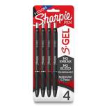 Sharpie S-Gel 4pk Gel Pens 0.7mm Medium Tip Multicolored
