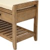 NicBex Shoe Rack Bench Shoe Storage Organizer with Cushioned Seat and Drawers Multipurpose for Entryway Bedroom - 2 of 4