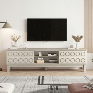 KIGFTSOD TV Stand for TVs up to 75" - Media Console with 4 Drawers, Entertainment Center with Storage for Living Room, Bedroom - 1 of 4