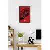 Trends International NHL Detroit Red Wings - Logo 25 Framed Wall Poster Prints - 2 of 4