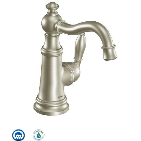 Moen S42107 Weymouth Single Handle Single Hole Bathroom Faucet