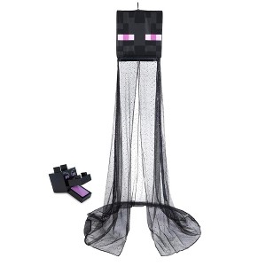 Ukonic Minecraft 2-Piece Ender Bedroom Bundle | Bed Canopy & Nightlight - 1 of 1