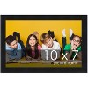 PosterPalooza | Photo Size Minimalist Black Picture Frame - UV Acrylic, Foam Board Backing, Hanging Hardware - 2 of 4