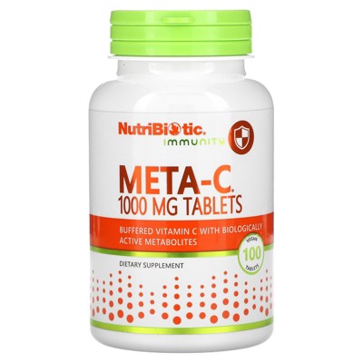 NutriBiotic Immunity, Meta-C, 1,000 mg, 100 Vegan Tablets