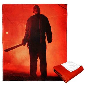Warner Bros. Freddy vs Jason Firey Rage Silk Touch Throw Blanket 50x60 Inches - 1 of 4