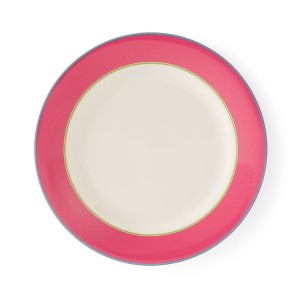 Kit Kemp by Spode 11" Calypso Dinner Plate, Vibrant Colors, Porcelain, Dishwasher and Microwave Safe, Ideal for Pasta, Meat, Vegetables - 1 of 4