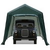 Costway 8'x14' Patio Tent Carport Storage Shelter Shed Car Canopy Heavy Duty Green - image 3 of 4