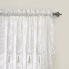 Kate Aurora Shabby Chic Lace Single Curtain Panel With An Attached Valance - 2 of 3