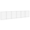 vidaXL Gabion Basket Galvanized Steel 78.7"x19.7"x39.4" - 2 of 4