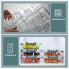 5-Pack 36oz 3-Compartment Glass Meal Prep Containers with Lids, Airtight - 3 of 4