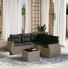 vidaXL Garden Sofa Set Grey - 2 of 4